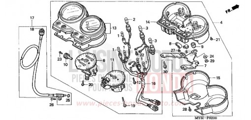 METER (CB500) CB5002 de 2002